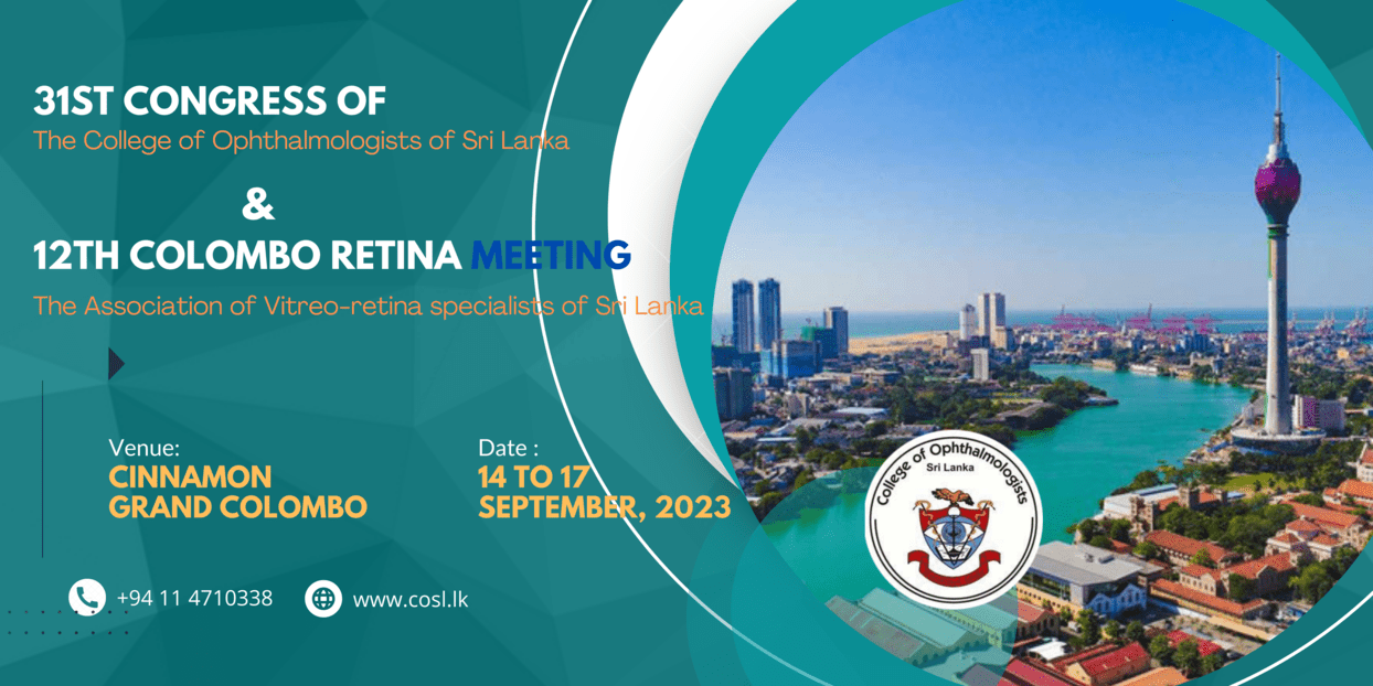 31th Annual Congress of The College of Ophthalmologists of Sri Lanka